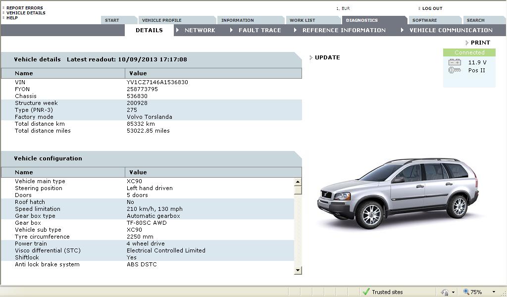 Volvo-diagnostiikkalaite VIDA DICE 2015A